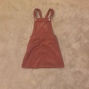 Pink overalls